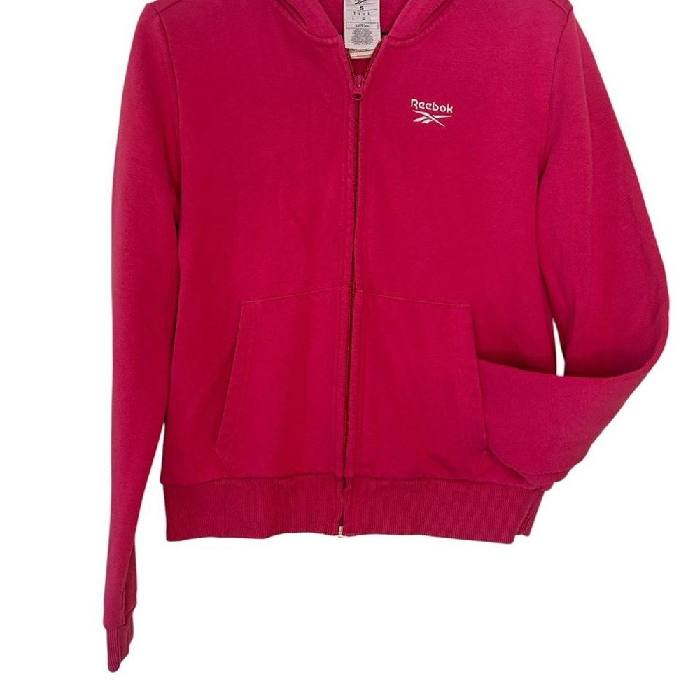 Women's Reebok Hot Pink Zip-Up Hoodie